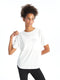 Crew Neck Printed Women's Sports T-Shirt